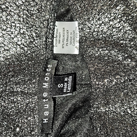 Womens Shiny Red Black Silver Snake Scale Print Leggings Spandex Waist Small - Picture 6 of 9